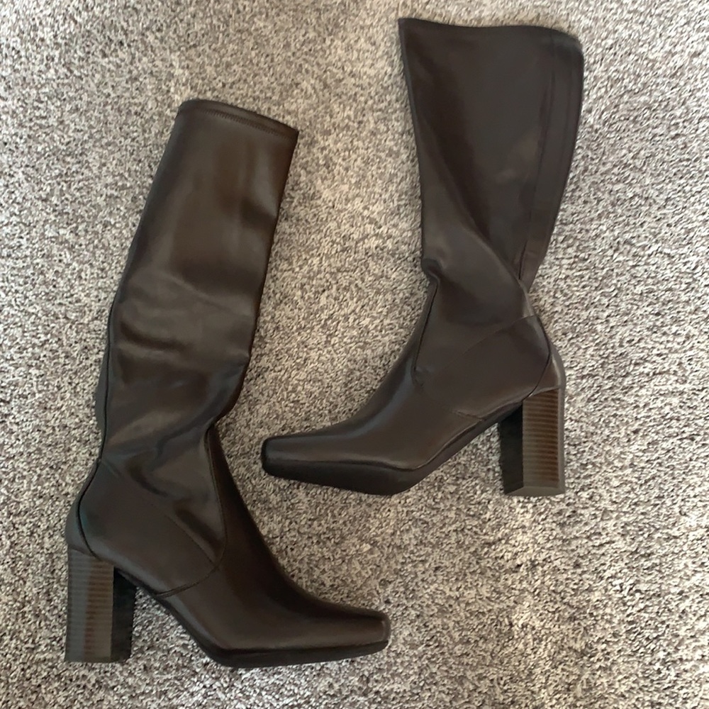 Croft & Barrow Brown Heeled Boots